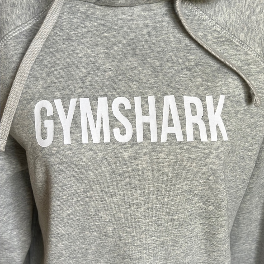Gymshark Gray Graphic Hoodie Sweatshirt - Picture 2 of 8